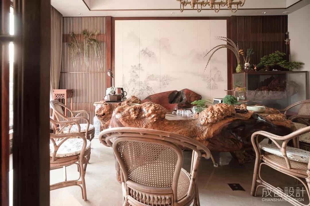 茶室-常州別墅中式裝修 茶室-常州別墅中式裝修