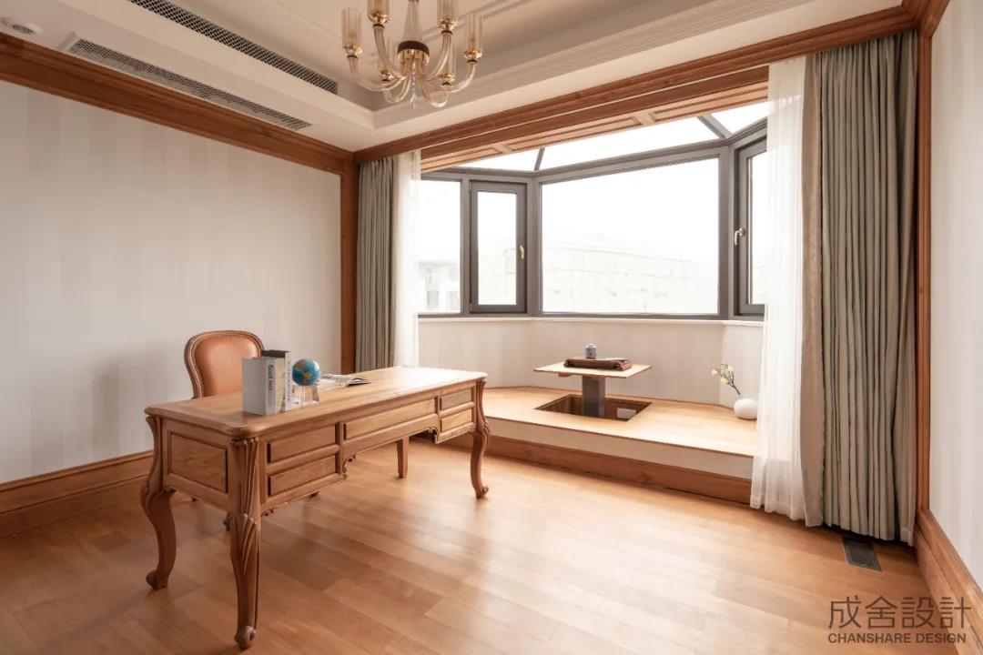 書(shū)房-常州別墅簡(jiǎn)歐裝修 書(shū)房-常州別墅簡(jiǎn)歐裝修